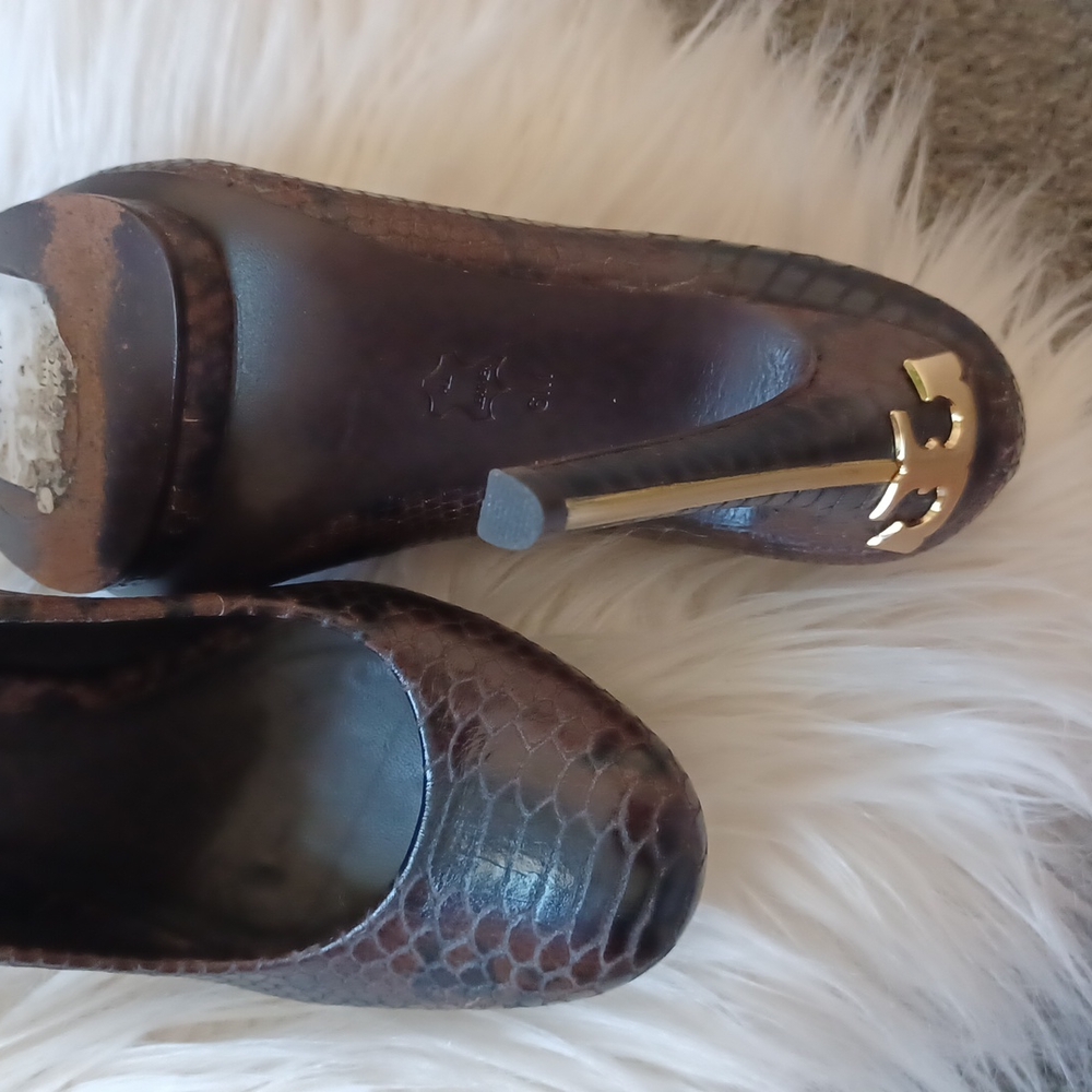 Tory Burch Brown Jude heels - Picture 12 of 16